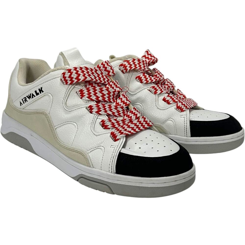 AIRWALK Wanixx White Chunky Lace Shoe Women's Size 9.5M Y2K Skater Streetwear